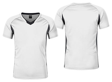 polera deportiva hombre blanca