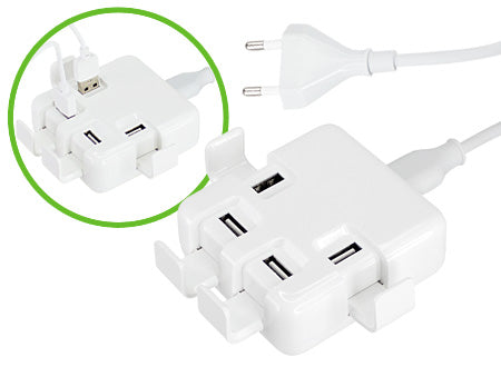 Hub USB 4 Puertos Power Strip