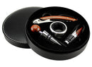 Set de Vino de PU Negro