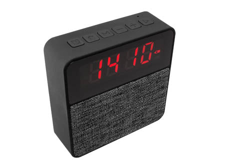 BT Altavoz-Radio FM-Reloj-Alarma