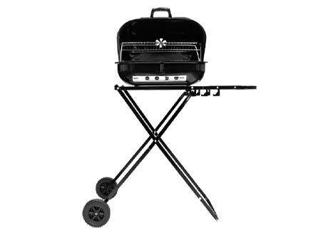 Parrilla plegable con Ruedas