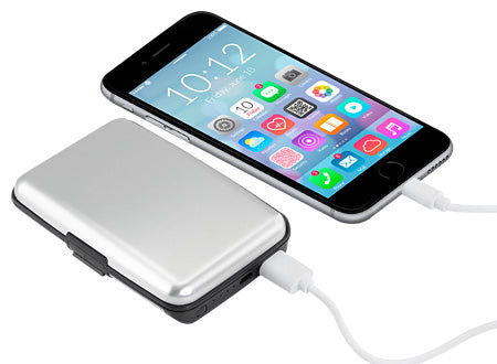 Porta-Tarjetas Anti-Clonación Power Bank