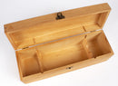 Caja de Madera Natural para Vino