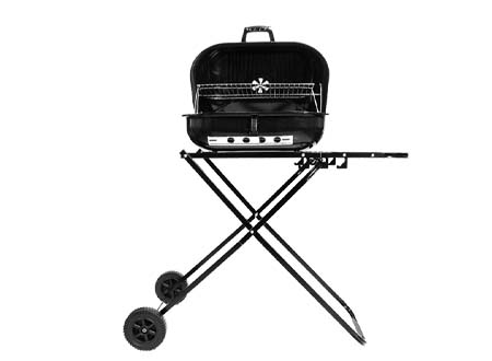 Parrilla plegable con Ruedas