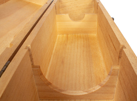Caja de Madera Natural para Vino