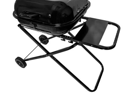 Parrilla plegable con Ruedas