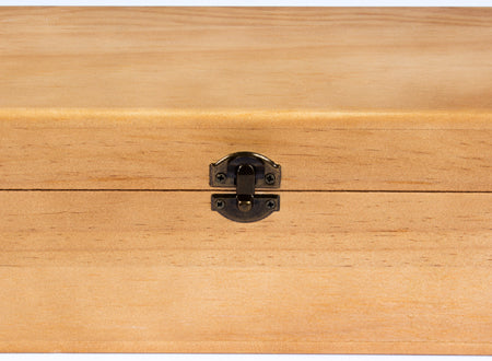Caja de Madera Natural para Vino