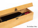 Caja de Madera Natural para Vino