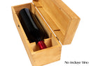 Caja de Madera Natural para Vino