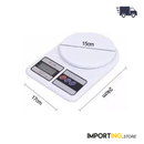 Balanza Pesa Digital para Cocina Comercio 0 A 7kg + Garantía